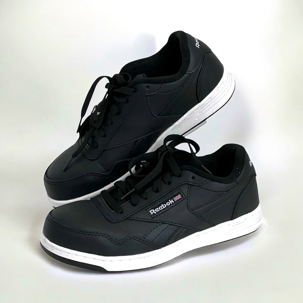 Reebok Women’s Size‎ 8 / Men’s Size 6 Black Leather Work Shoes Comp Toe Sneakers